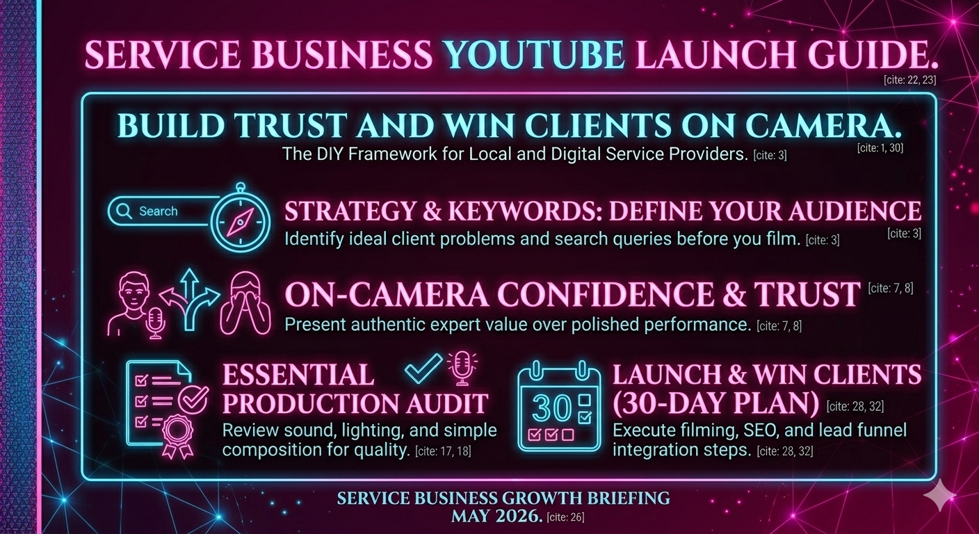 The DIY YouTube Launch Guide for Service Businesses: Build Trust and Win Clients on Camera